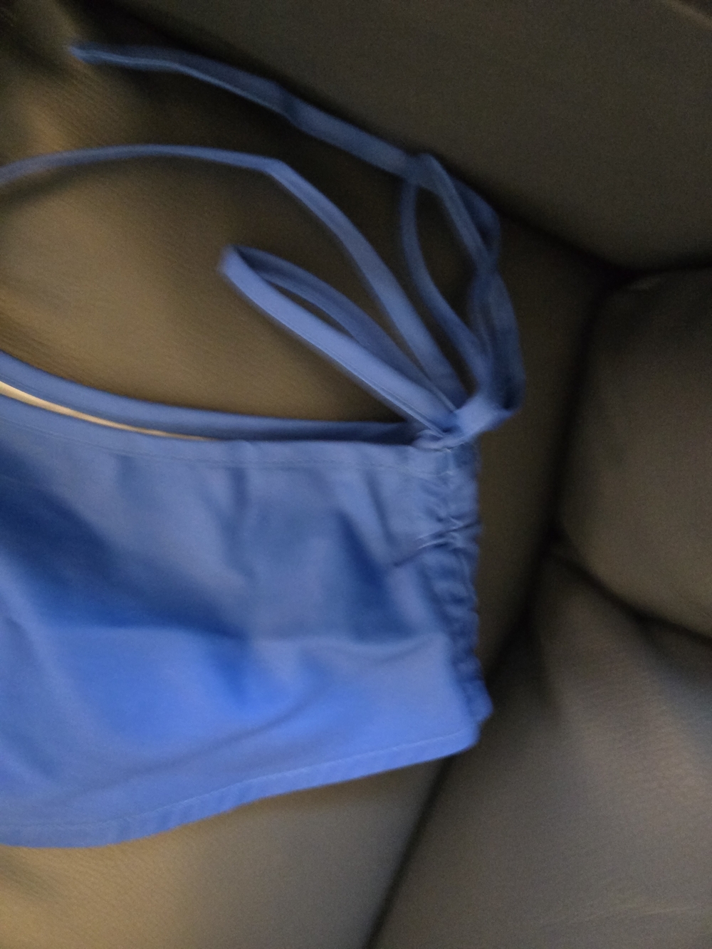 Brand New Women's Cupshe Peplum Rally Blue Top Size S - Picture 3 of 6